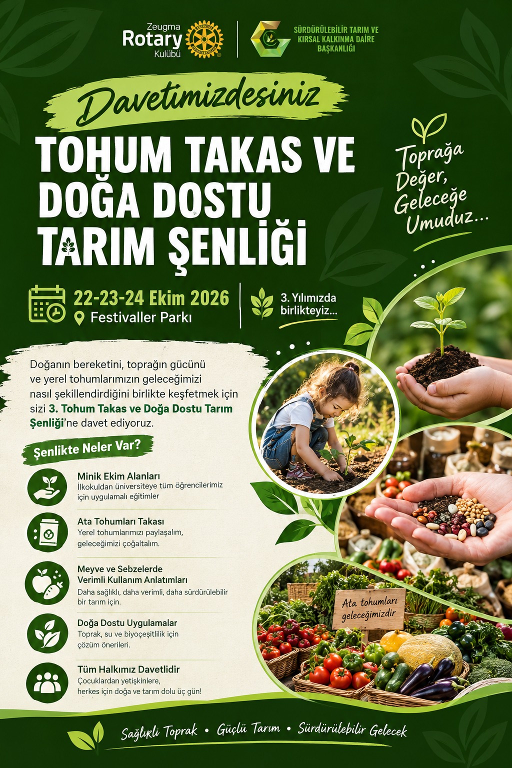 3. Tohum Takas ve Doğa Dostu Tarım Şenliği